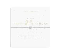 Joma Jewellery A Little Happy 21st Bracelet 1220 - Brass / Silver Plated