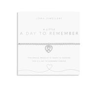 Joma Jewellery A LITTLE A DAY TO REMEMBER Silver Plated Bracelet in 17.5 cm stretch