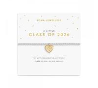 Joma Jewellery A LITTLE CLASS OF 2026 Silver & Gold Plated Bracelet 17.5cm stretch