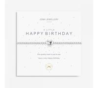 Joma Jewellery A Little 'Happy Birthday' Crystal Bracelet 17.5cm Stretch