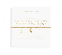 Joma Jewellery A Little 'Love You To The Moon & Back' Gold Tone Bracelet 17.5cm Stretch