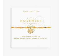 Joma Jewellery A Little 'November' Birthstone Gold Tone Bracelet 17.5cm Stretch