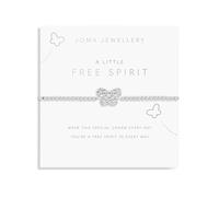 Joma Jewellery A LITTLE Children's FREE SPIRIT Silver Plated and Rose Gold Bracelet in 15.5 cm stretch