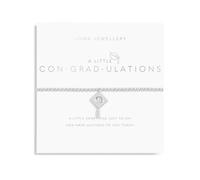 Joma Jewellery A LITTLE CON-GRAD-ULATIONS Silver Bracelet | 17.5cm stretch