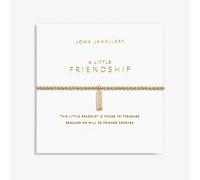 Joma Jewellery A Little Gold FRIENDSHIP Bracelet | 17.5cm Stretch Adjustable Wrist Stacking Bracelet