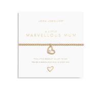 Joma Jewellery A Little Gold MARVELLOUS MUM Bracelet | 17.5cm Stretch Adjustable Wrist Stacking Bracelet