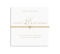 Joma Jewellery A LITTLE HAPPY 21ST | Gold Plated 17.5cm Stretch Bracelet stretch