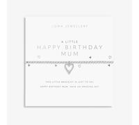 Joma Jewellery A Little Happy Birthday Mum Silver Plated Bracelet 7405 - - Brass / Silver