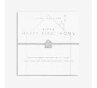Joma Jewellery A Little Happy First Home Silver Plated 17.5cm Stretch Bracelet