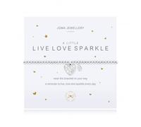 Joma Jewellery A Little Live Love Sparkle Bracelet 2106 - Bold Statement | - Brass / Silver Plated