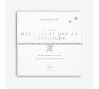 Joma Jewellery A Little Make Every Day An Adventure Silver 17.5cm Stretch - Brass Plated / Silver Plated