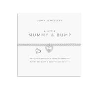 Joma Jewellery A LITTLE MUMMY AND BUMP Silver Plated Bracelet 17.5cm stretch