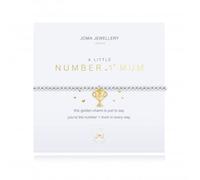 Joma Jewellery A little Number 1 Mum Bracelet 4682 - Exclusive Design | Acotis - Silver Plated / Brass