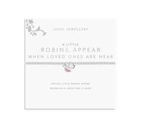 A Little Robins Appear When Loved Ones Are Near Silver Stretch Bracelet 5228