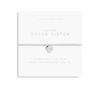 Joma Jewellery A Little Super Sister Bracelet | One Size Stretch Ladies Gift Bracelet