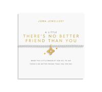 Joma Jewellery A LITTLE THERE'S NO BETTER FRIEND THAN YOU Silver & Gold Plated Bracelet 17.5cm stretch