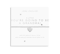 Joma Jewellery A LITTLE | YOU'RE GOING TO BE A GRANDMA! | Silver Plated | Bracelet | 17.5cm stretch
