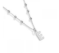 Joma Jewellery Alphabet A Little 'E' Necklace 46cm + 5cm