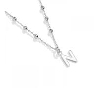 Joma Jewellery Alphabet A Little 'N' Necklace 46cm + 5cm