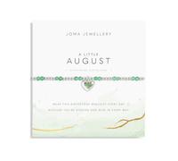 Joma Jewellery August Adventurine A Little Birthstone Beaded Stretch Bracelet