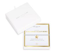 Joma Jewellery Beautifully Boxed A littles Congratulations Bracelet 4756 - Bold - Silver Plated / Brass