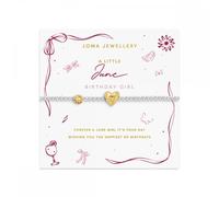 Joma Jewellery Birth Month A Little 'June' Two Tone Bracelet 17.5cm Stretch