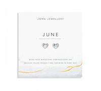 Joma Jewellery Birthstone A Little 'June' Stud Earrings 0.9 x 0.8cm