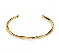 Joma Jewellery Bracelet Bar Twist Gold Tone Bangle 5.8cm