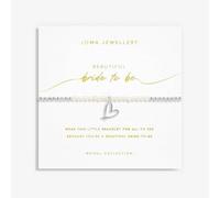 Joma Jewellery Bridal Pearl Bracelet 'Bride To Be' - Brass Plated