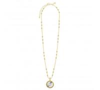 Joma Jewellery Capri Howlite Gold 46cm + 5cm Extender Necklace 4486 - Elegant - Brass / Gold Plated