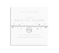 Joma Jewellery Children's A LITTLE AMAZING FRIEND Silver Bracelet | 15.5cm stretch