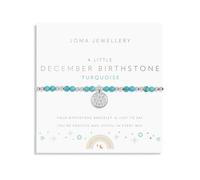 Joma Jewellery December Birthstone Bracelet for Kids - Brass / Silver Plated