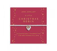 Joma Jewellery Christmas A Little 'Christmas Robin' Bracelet 17.5cm Stretch
