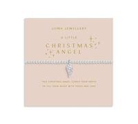 Joma Jewellery CHRISTMAS A LITTLE CHRISTMAS ANGEL Silver Plated Bracelet 17.5cm stretch