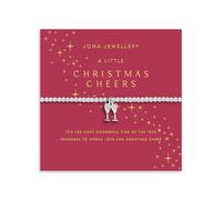 Joma Jewellery CHRISTMAS A LITTLE CHRISTMAS CHEERS Silver Plated Bracelet 17.5cm stretch
