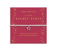Joma Jewellery CHRISTMAS A LITTLE SECRET SANTA Silver Plated Bracelet 17.5cm stretch