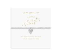 Joma Jewellery CHRISTMAS A LITTLE WITH LOVE Silver Plated Bracelet 17.5cm stretch