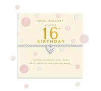 Joma Jewellery CONFETTI A LITTLE 16TH BIRTHDAY Silver Plated Bracelet 17.5cm stretch