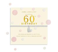 Joma Jewellery CONFETTI A LITTLE 60TH BIRTHDAY Silver Plated Bracelet 17.5cm stretch