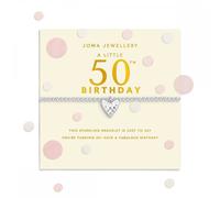 Joma Jewellery Confetti A Little '50th Birthday' Bracelet 17.5cm Stretch