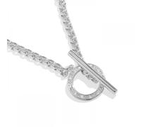 Joma Jewellery Evermore CZ Circle T-Bar Necklace 42cm