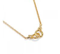 Joma Jewellery Evermore Linked Knot Gold Tone Necklace 40cm + 5cm
