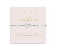 Joma Jewellery FOREVER YOURS | AMAZING GODMOTHER Silver Plated 17.5cm Stretch Bracelet stretch