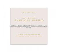 Joma Jewellery Forever Yours 'Happy Birthday Fabulous Friend' Bracelet 17.5cm Stretch
