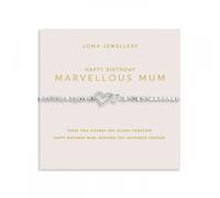 Joma Jewellery Forever Yours 'Happy Birthday Marvellous Mum' Bracelet 17.5cm Stretch