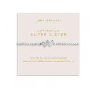 Joma Jewellery Forever Yours 'Happy Birthday Super Sister' Bracelet 17.5cm Stretch