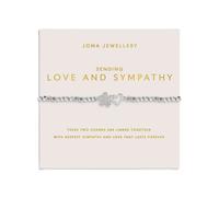 Joma Jewellery Forever Yours 'Sending Love And Sympathy' Silver Tone Bracelet 17.5cm Stretch