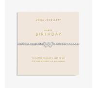 Joma Jewellery Forever Yours 'Happy Birthday' Bracelet 17.5cm Stretch