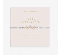 Joma 3 Tone Interlocked Happy Ever After Bracelet - Silver