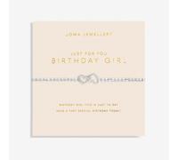 Joma Jewellery Forever Yours 'Just For You Birthday Girl' Bracelet 17.5cm Stretch